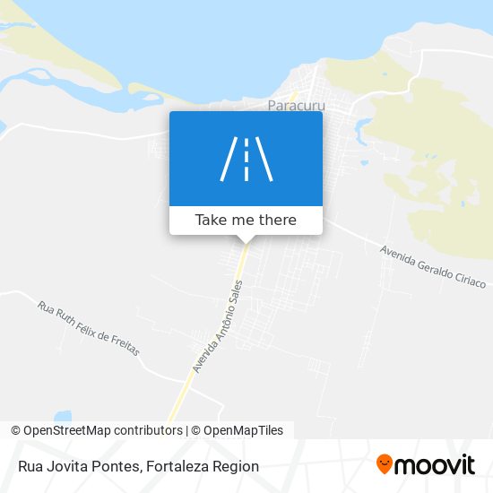 Mapa Rua Jovita Pontes