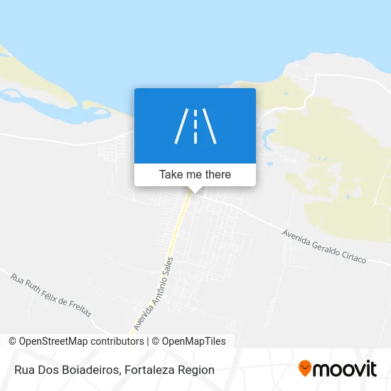 Rua Dos Boiadeiros map