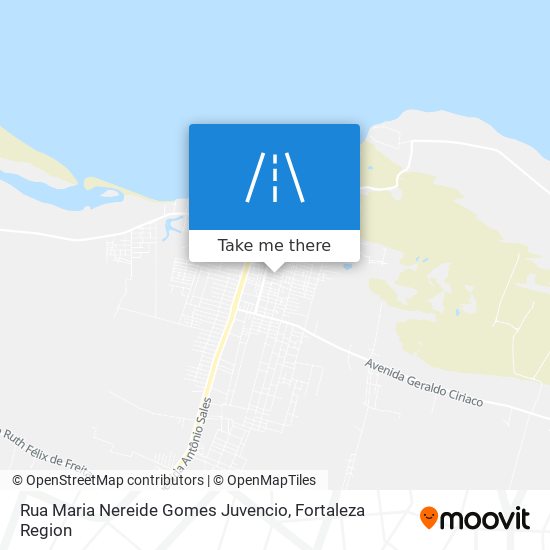 Mapa Rua Maria Nereide Gomes Juvencio