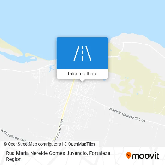 Rua Maria Nereide Gomes Juvencio map