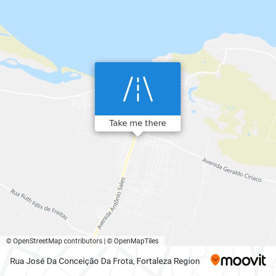 Mapa Rua José Da Conceição Da Frota