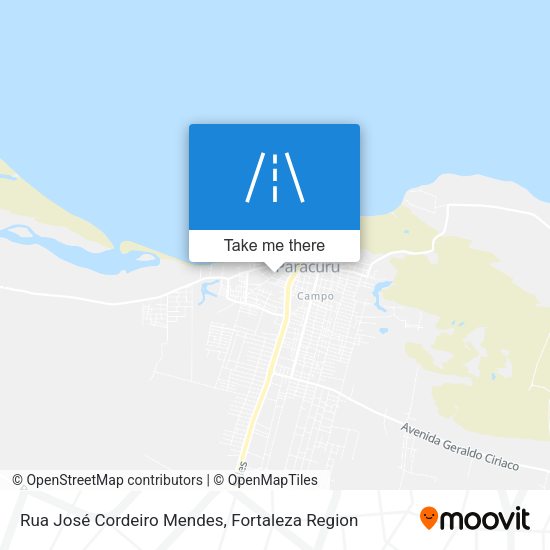Rua José Cordeiro Mendes map
