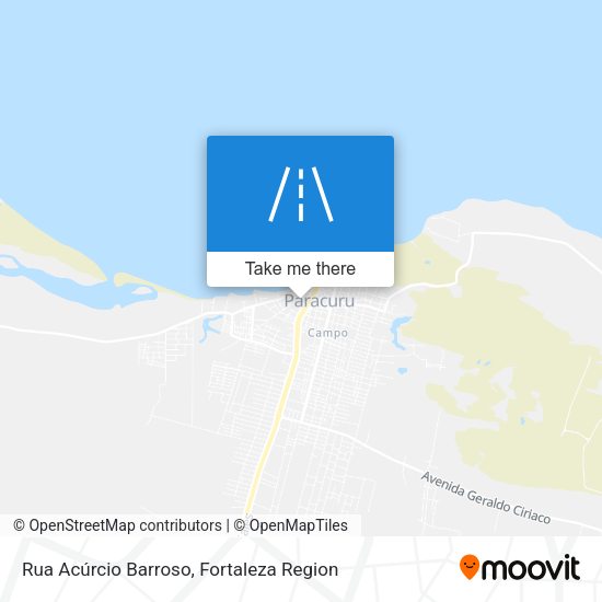 Rua Acúrcio Barroso map