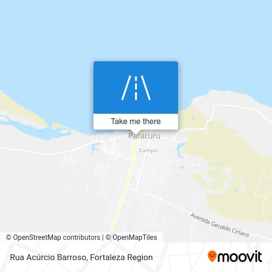 Rua Acúrcio Barroso map