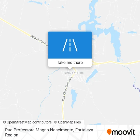 Rua Professora Magna Nascimento map