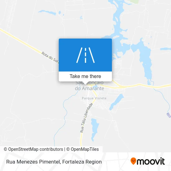 Rua Menezes Pimentel map