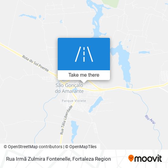 Rua Irmã Zulmira Fontenelle map