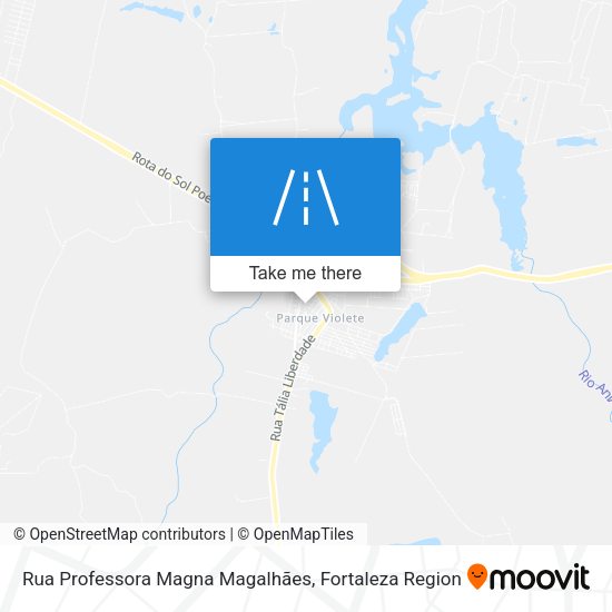 Rua Professora Magna Magalhães map