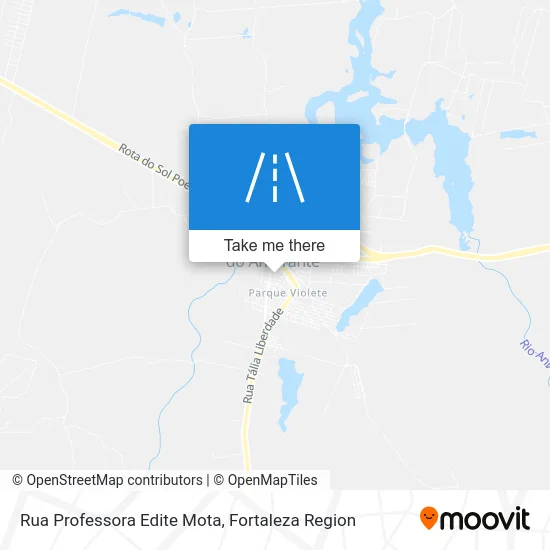 Rua Professora Edite Mota map