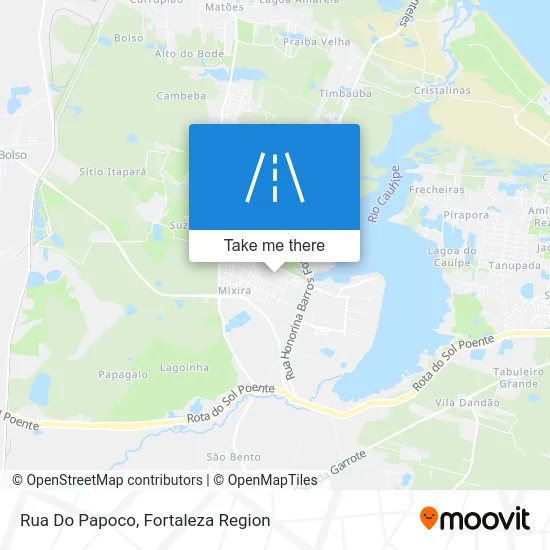 Rua Do Papoco map
