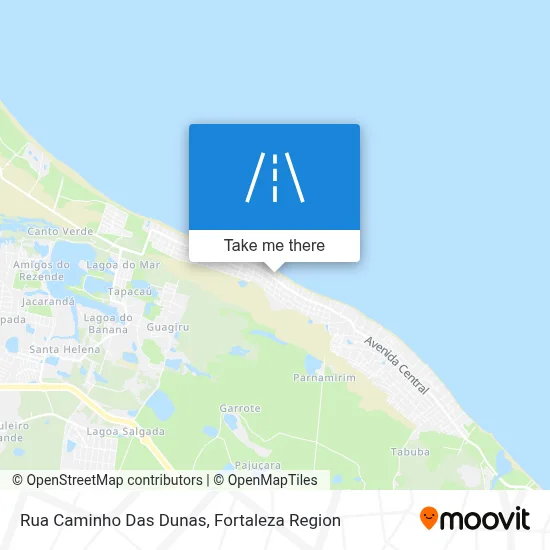 Rua Caminho Das Dunas map