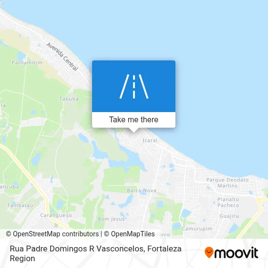 Rua Padre Domingos R Vasconcelos map