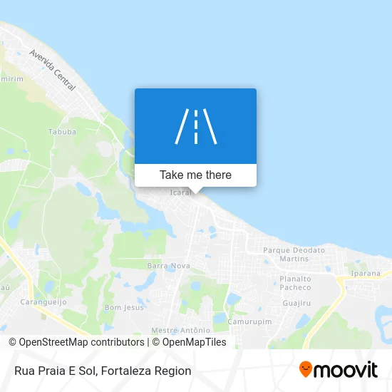 Rua Praia E Sol map