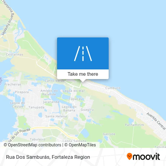 Rua Dos Samburás map
