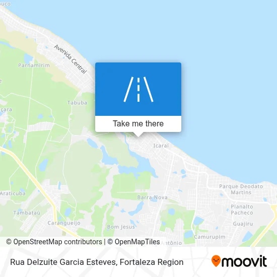 Rua Delzuite Garcia Esteves map