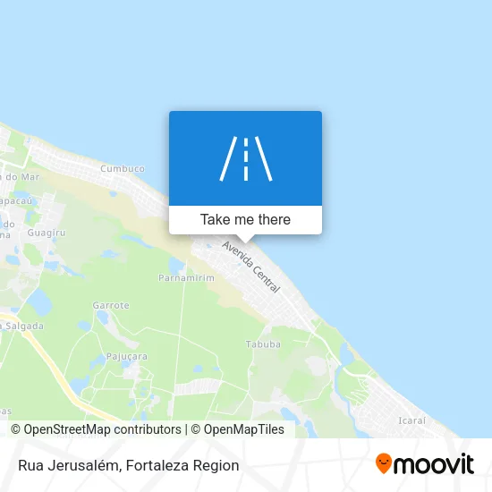 Rua Jerusalém map