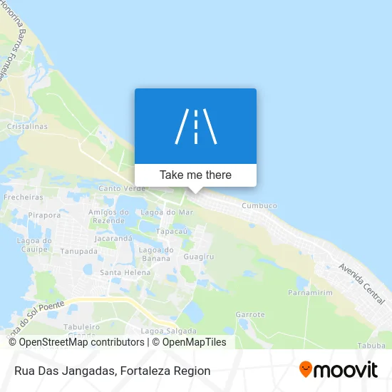 Rua Das Jangadas map