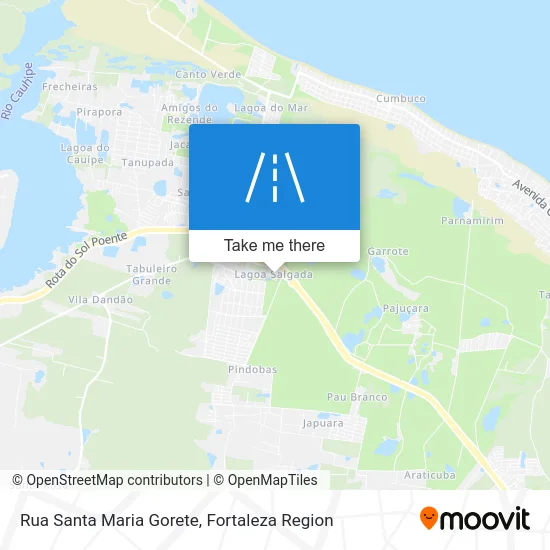 Rua Santa Maria Gorete map