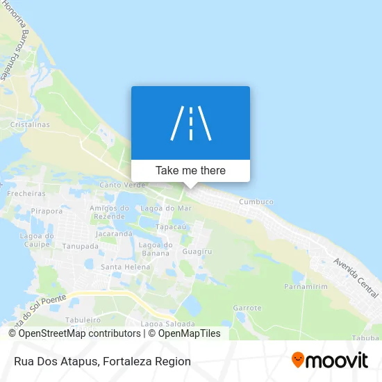 Rua Dos Atapus map