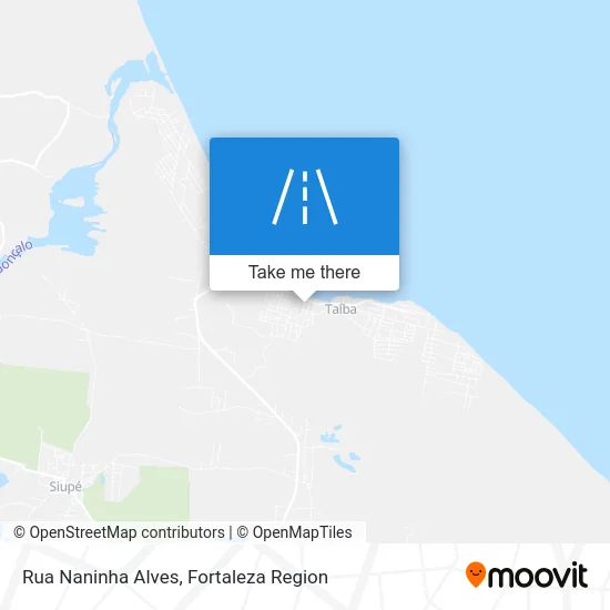 Rua Naninha Alves map