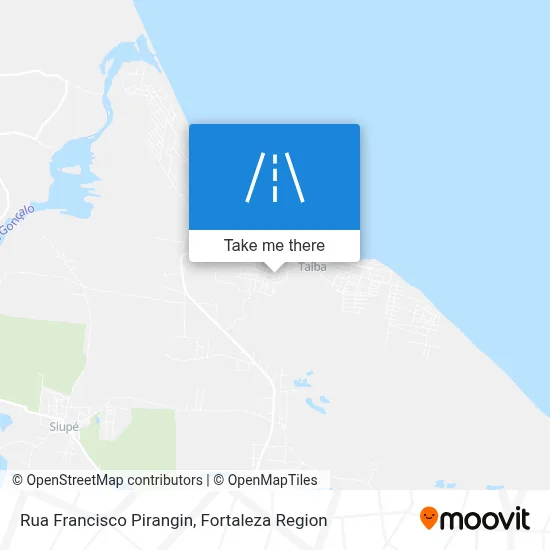 Rua Francisco Pirangin map