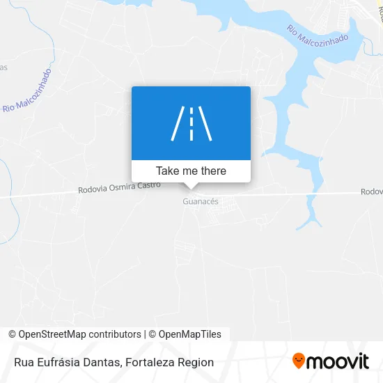 Rua Eufrásia Dantas map