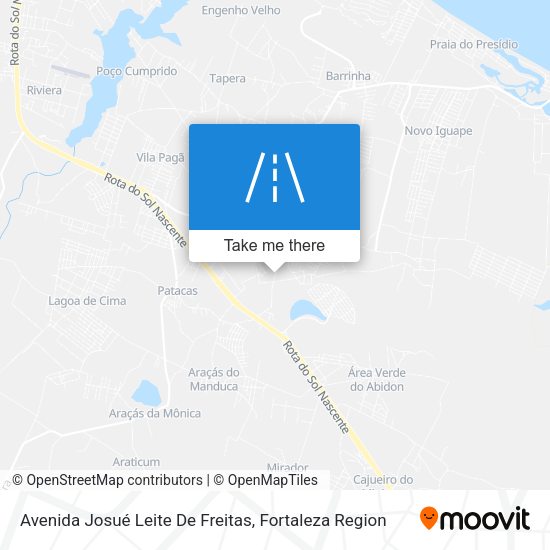 Avenida Josué Leite De Freitas map