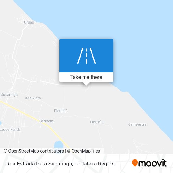 Rua Estrada Para Sucatinga map