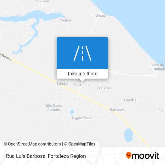 Rua Luís Barbosa map