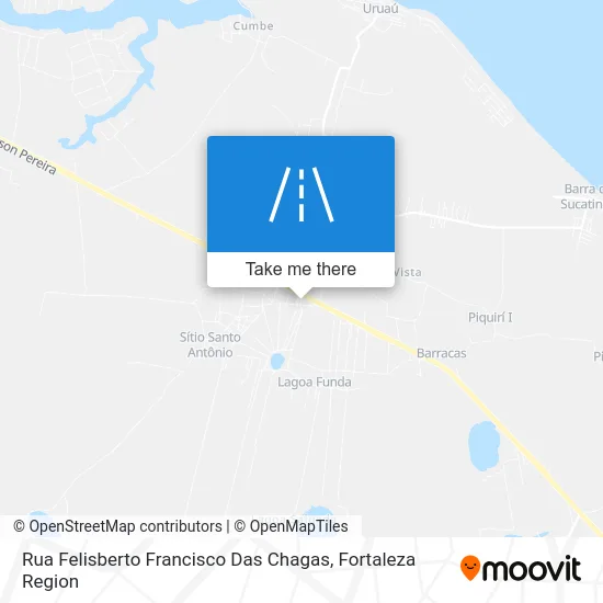 Rua Felisberto Francisco Das Chagas map