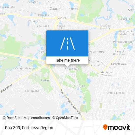 Rua 309 map