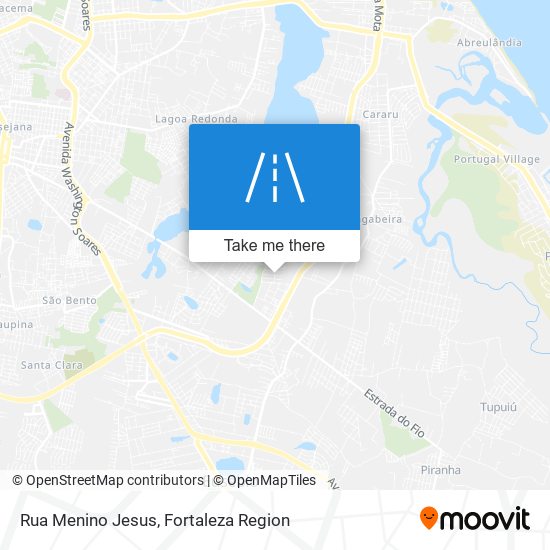 Mapa Rua Menino Jesus