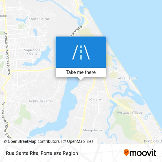 Rua Santa Rita map