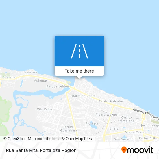 Rua Santa Rita map