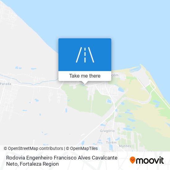 Rodovia Engenheiro Francisco Alves Cavalcante Neto map