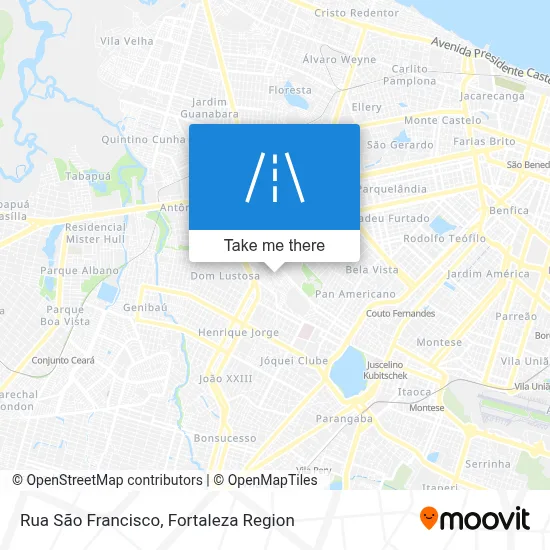 Rua São Francisco map
