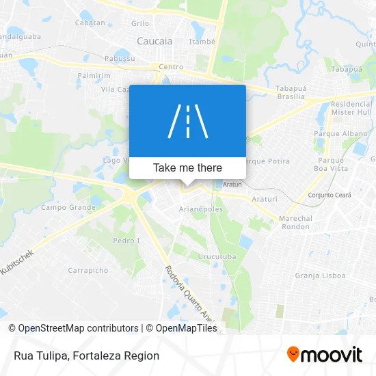 Rua Tulipa map
