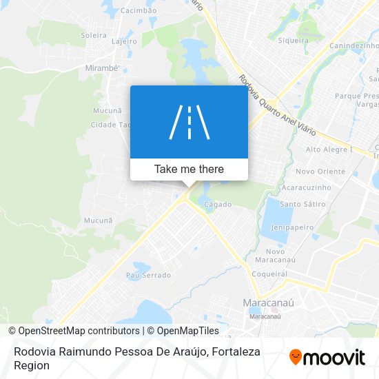 Rodovia Raimundo Pessoa De Araújo map
