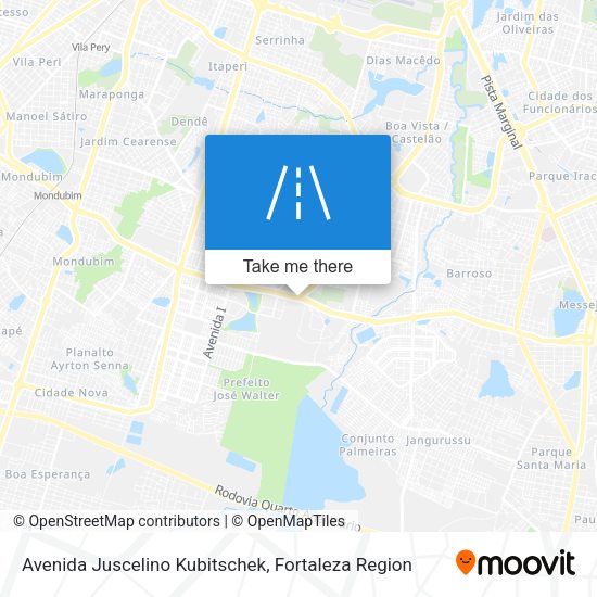 Avenida Juscelino Kubitschek map