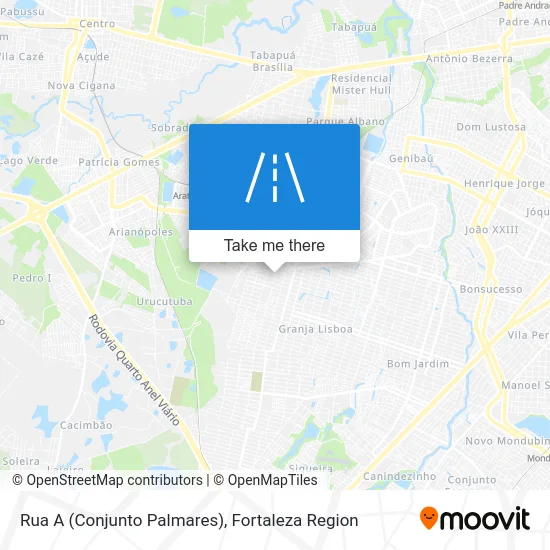 Rua A (Conjunto Palmares) map
