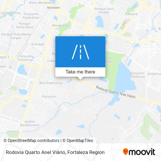Rodovia Quarto Anel Viário map