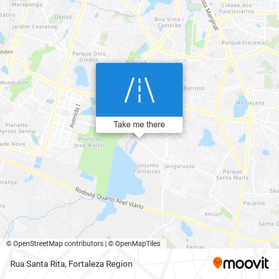 Rua Santa Rita map