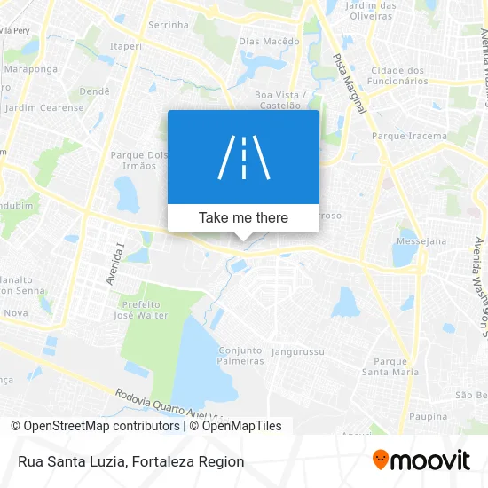 Rua Santa Luzia map