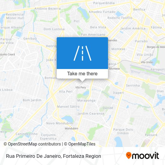 Rua Primeiro De Janeiro map