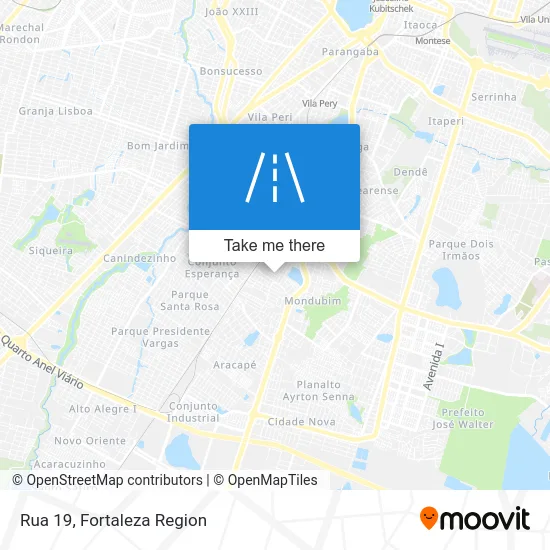 Rua 19 map