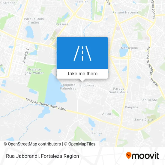 Rua Jaborandi map