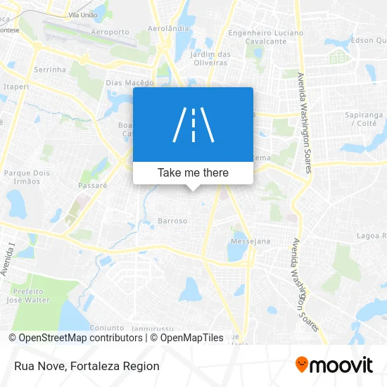 Rua Nove map