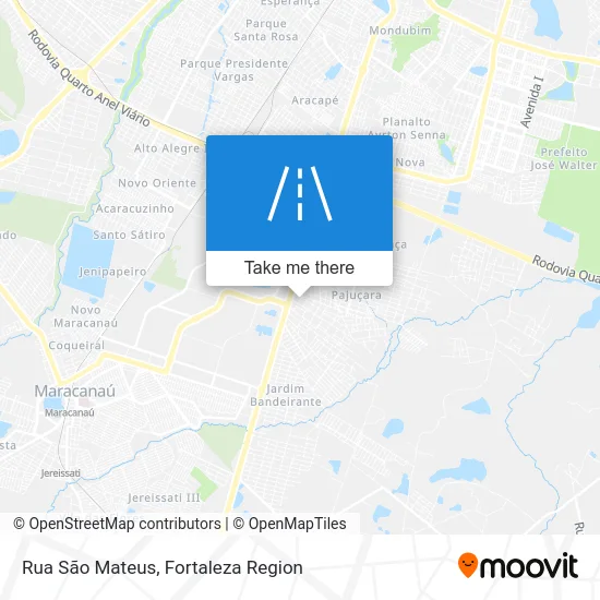 Rua São Mateus map