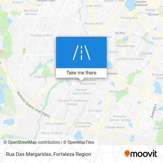 Rua Das Margaridas map