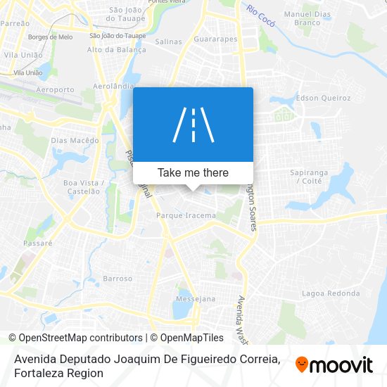 Avenida Deputado Joaquim De Figueiredo Correia map